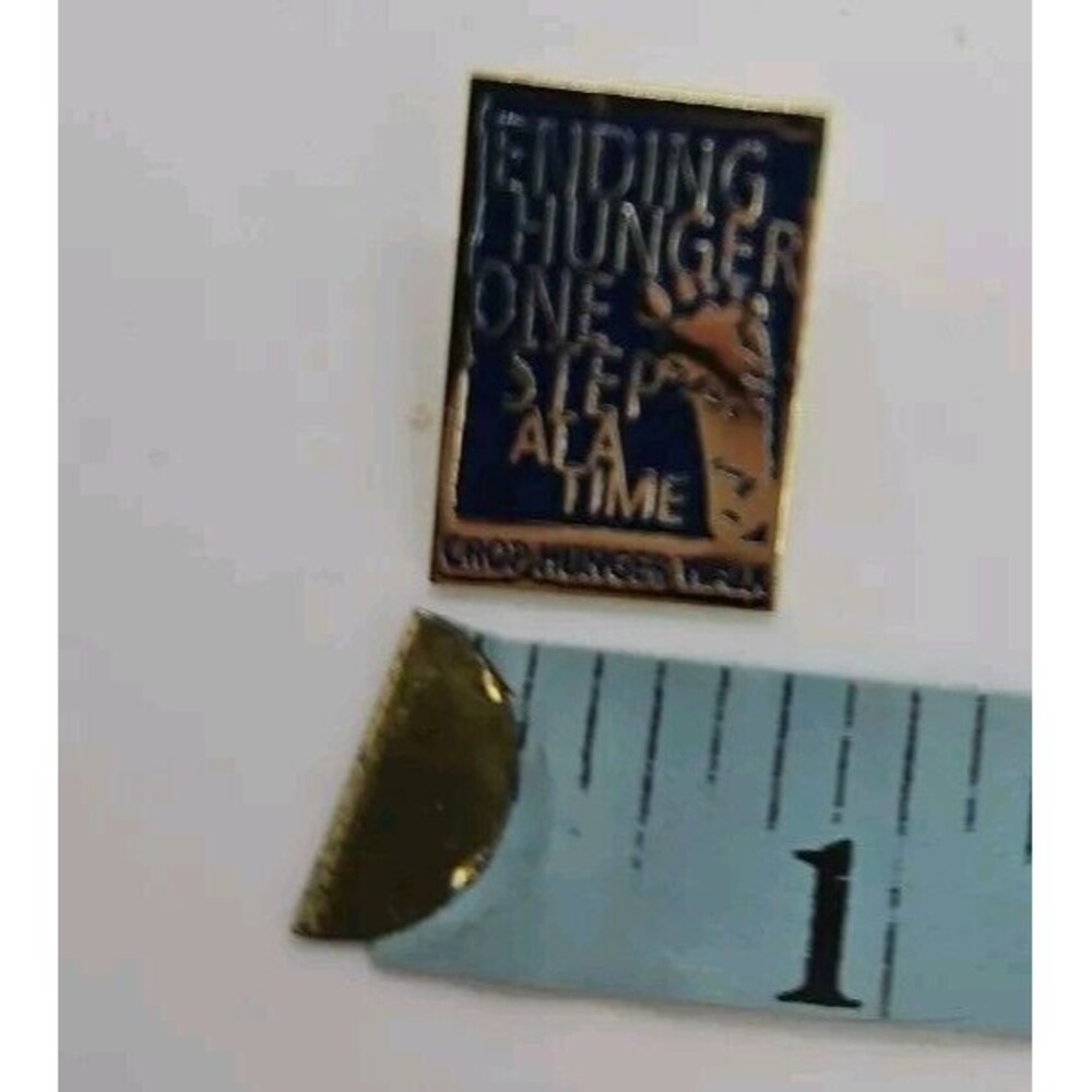 Crop Hunger Walk Lapel Pin Ending Hunger One Step at a Time Church World Service